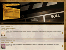 Tablet Screenshot of claquetedourada.com